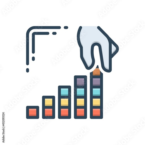 Color illustration icon for fundamental