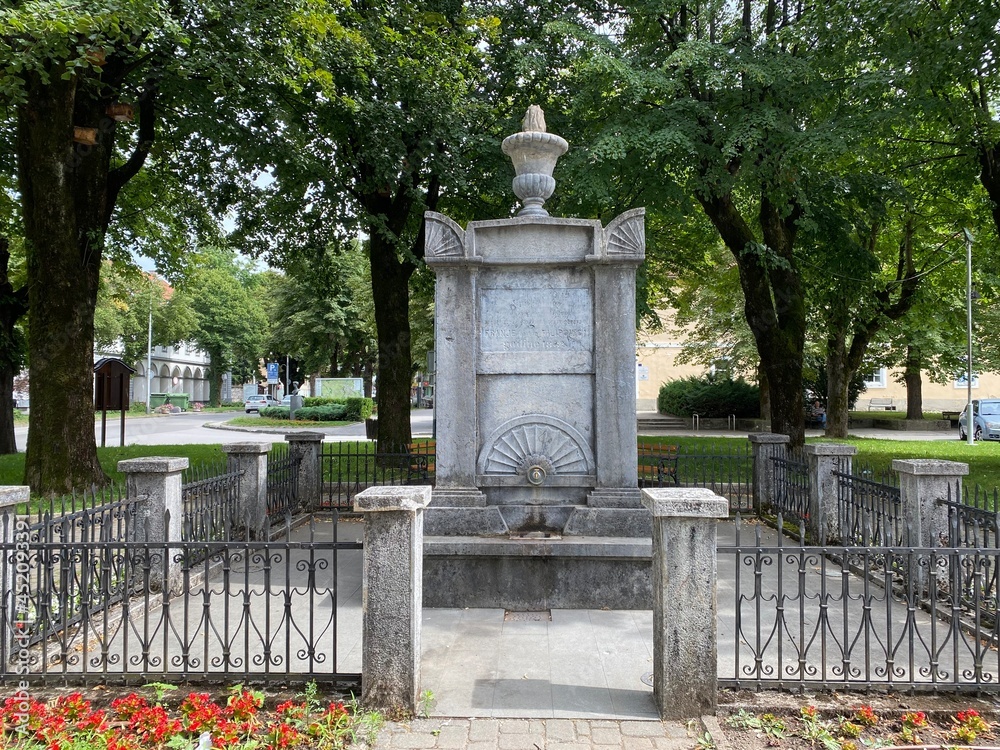 Cesarovac Spring - Monument to the construction of the first water supply system in Ogulin, Croatia (Vrelo Cesarovac - Spomenik izgradnji prvog vodovoda u Ogulinu, Hrvatska) Cesarovac Spring - Monument to the construction of the first water supply system in Ogulin, Croatia (Vrelo Cesarovac - Spomenik izgradnji prvog vodovoda u Ogulinu, Hrvatska)