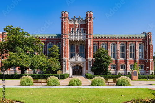 Sunny view of the Bizzell Memorial Library of The University of Oklahoma photo
