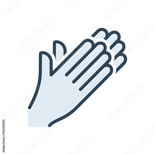 Color illustration icon for beliefs