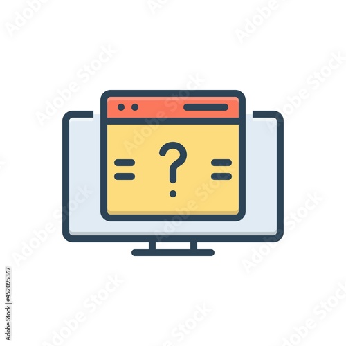 Wallpaper Mural Color illustration icon for queries  Torontodigital.ca