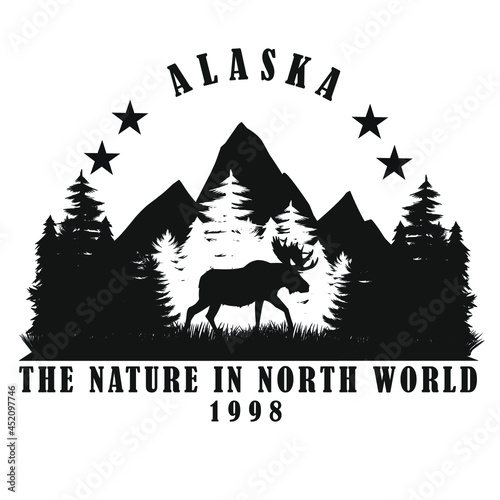 Alaska design ,for logo ,print or more