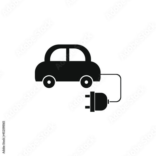 sockets and cables plugged into the car