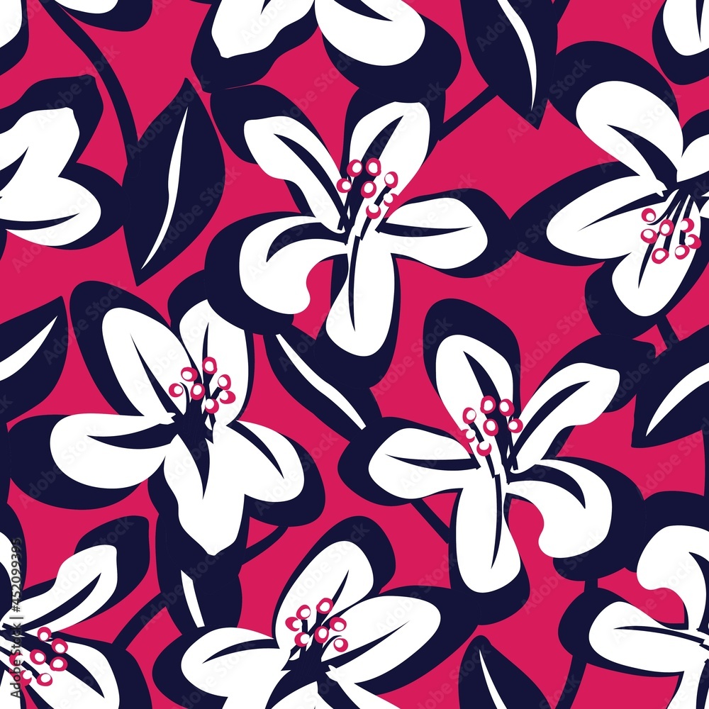 Floral Seamless Pattern Background Floral Seamless Pattern Background