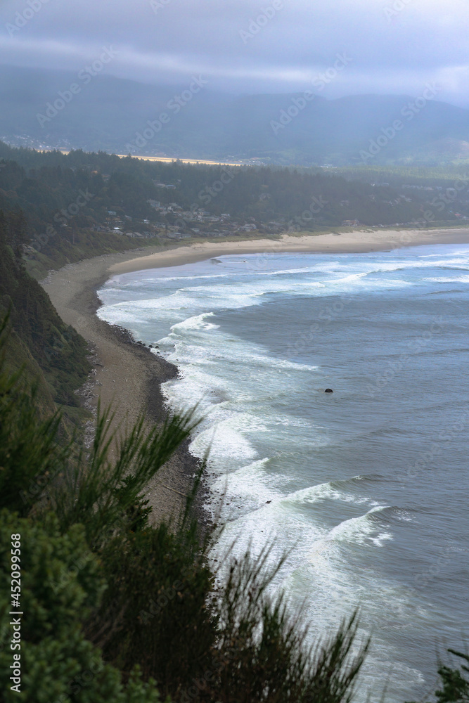 beach ocean view with trees and sand summer clouds blue beach ocean view with trees and sand summer clouds blue