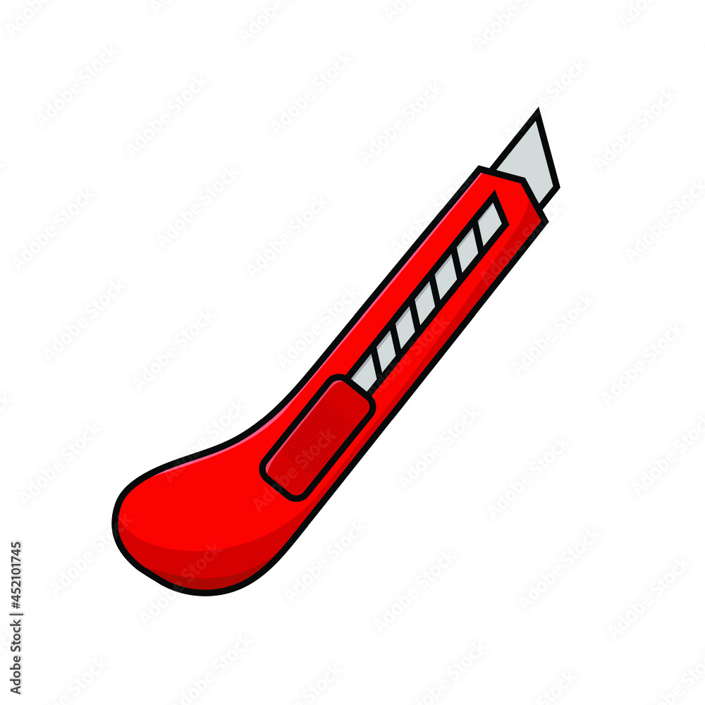 Cutter vector illustration isolated element design for back to school poster, flyer, web icon Cutter vector illustration isolated element design for back to school poster, flyer, web icon
