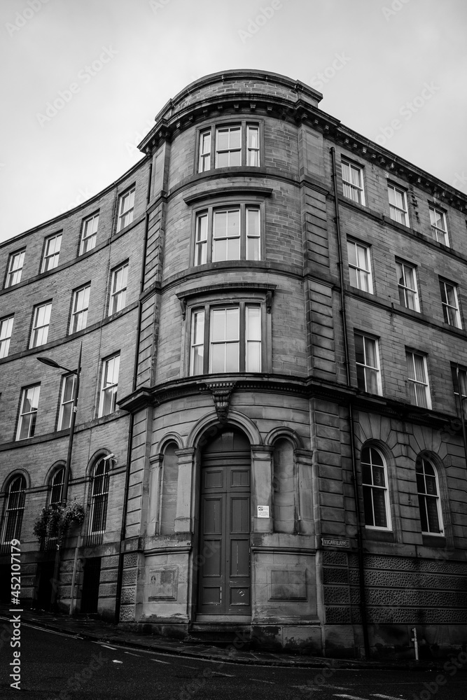 Old building in Little Germany area of Bradford, West Yorkshire