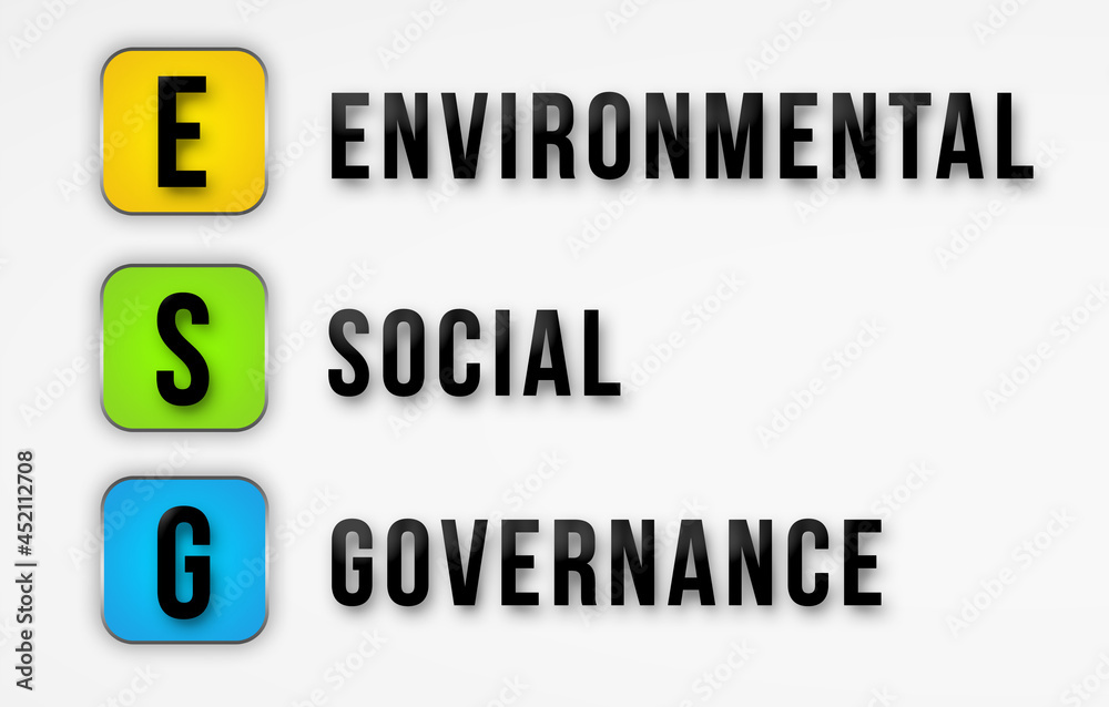 Obraz premium ESG - environmental social governance concept