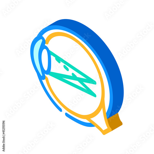 astigmatism ophthalmology isometric icon vector. astigmatism ophthalmology sign. isolated symbol illustration