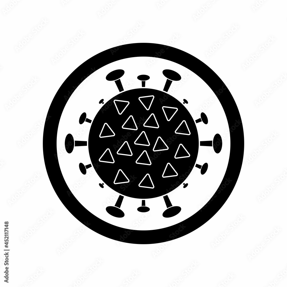 coronavirus icon set, virus icon set vector sign symbol coronavirus icon set, virus icon set vector sign symbol