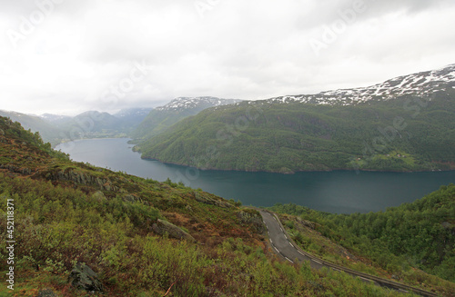 Hardangerfjord - Fjord in Hardangervidda National Park, Norway