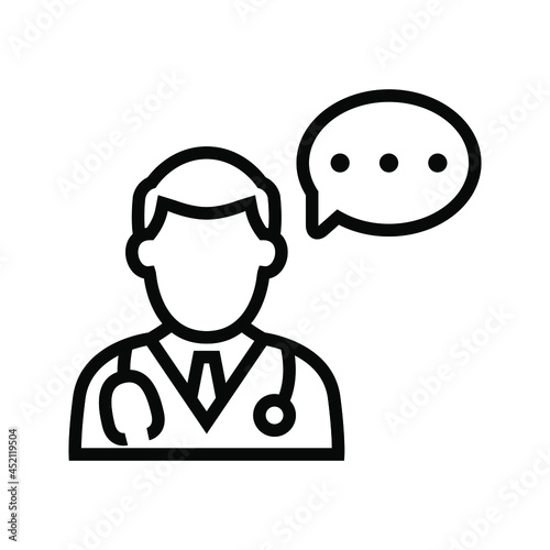 Doctor advice icon