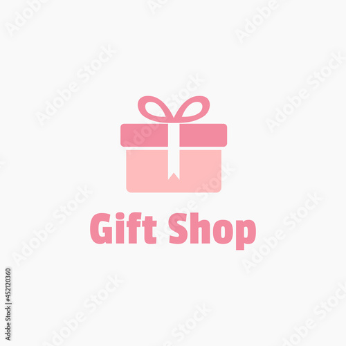 Gift Shop logo design. Prize, Reward, Gift Box, Gifting logo vector illustration design