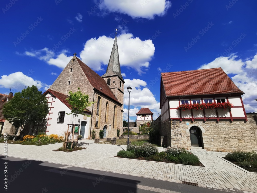 Evangelische Kirche Sankt Martin in Segnitz am Main in Franken