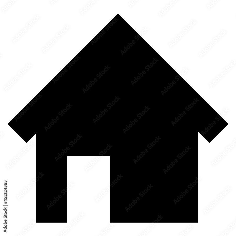 House icon with flat style. Isolated vector house icon image on a white background. House icon with flat style. Isolated vector house icon image on a white background.