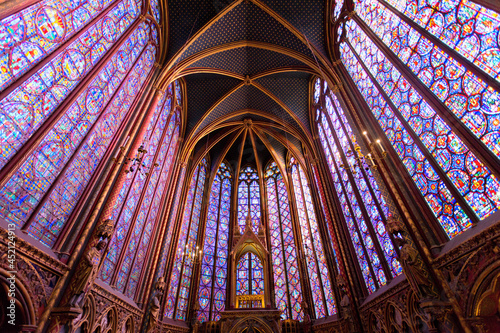 Kathedrale Sainte-Chapelle in Paris, Frankreich © santosha57