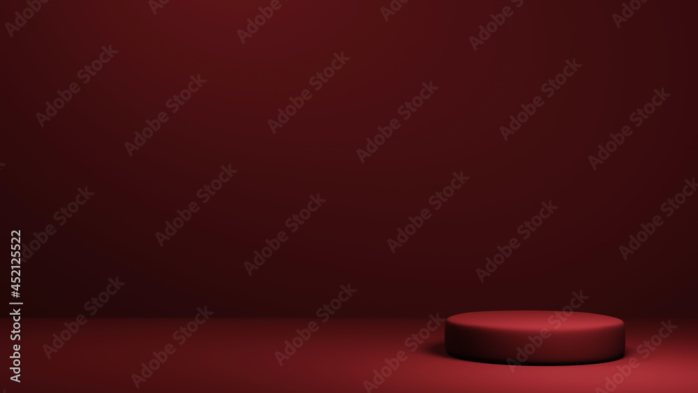 3D rendering of Podium for displaying the skin cream cosmetics decorations. Mockup background for show product. 3D rendering of Podium for displaying the skin cream cosmetics decorations. Mockup background for show product.