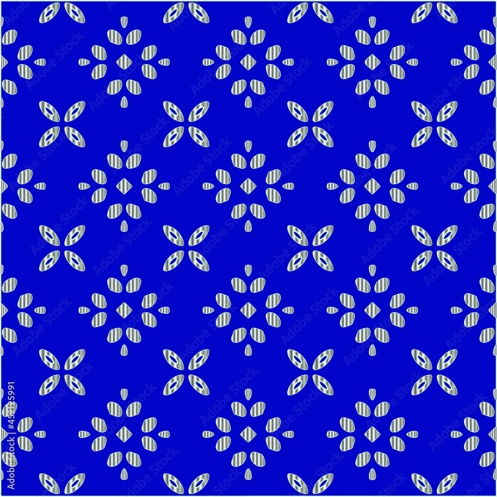 metal pattern on a blue background. metal pattern on a blue background.