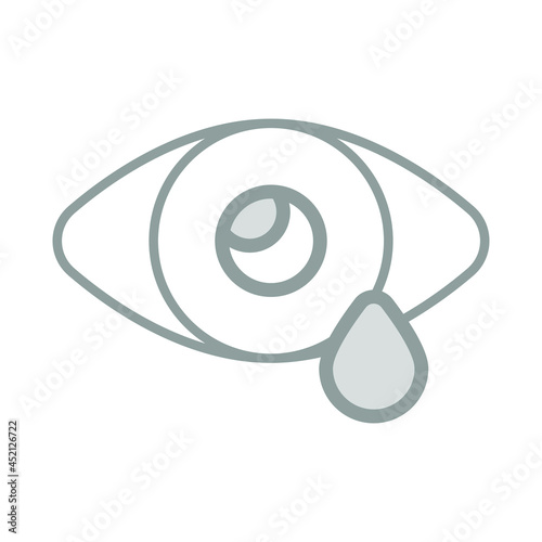 Eye Healthcare Medical, vector graphic Illustration Icon.