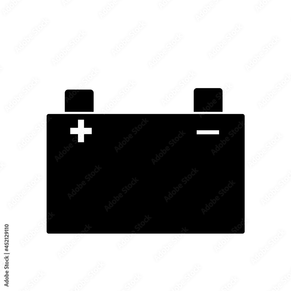 Car battery isolated on white background. Car battery isolated on white background.