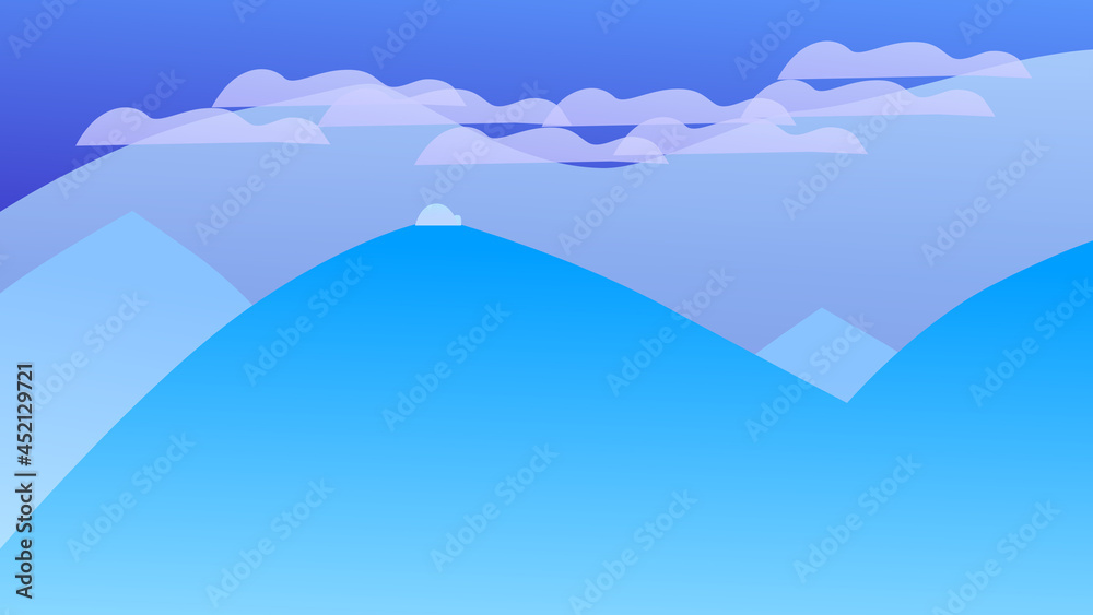 winter mountain landscape winter mountain landscape