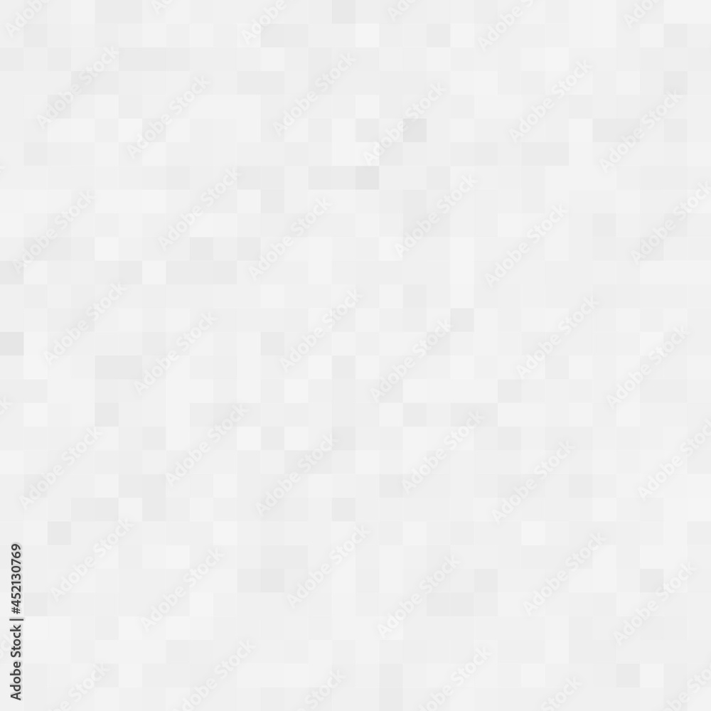Abstract white mosaic background. Vector background. White mosaic. Pixel art background.