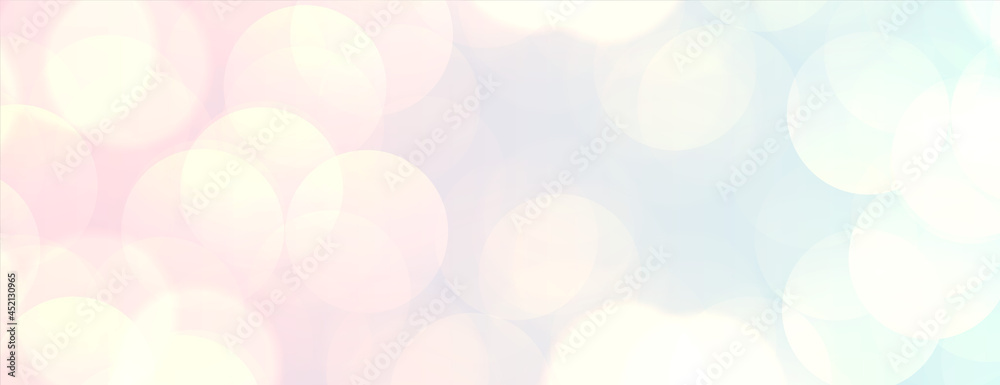 pastel color bokeh lights elegant banner design pastel color bokeh lights elegant banner design