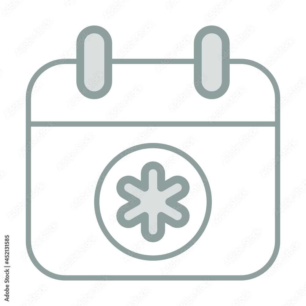 Calendar Healthcare Medical, vector graphic Illustration Icon.