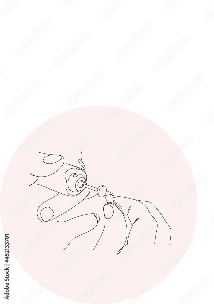 Obraz premium Jewelry items line art