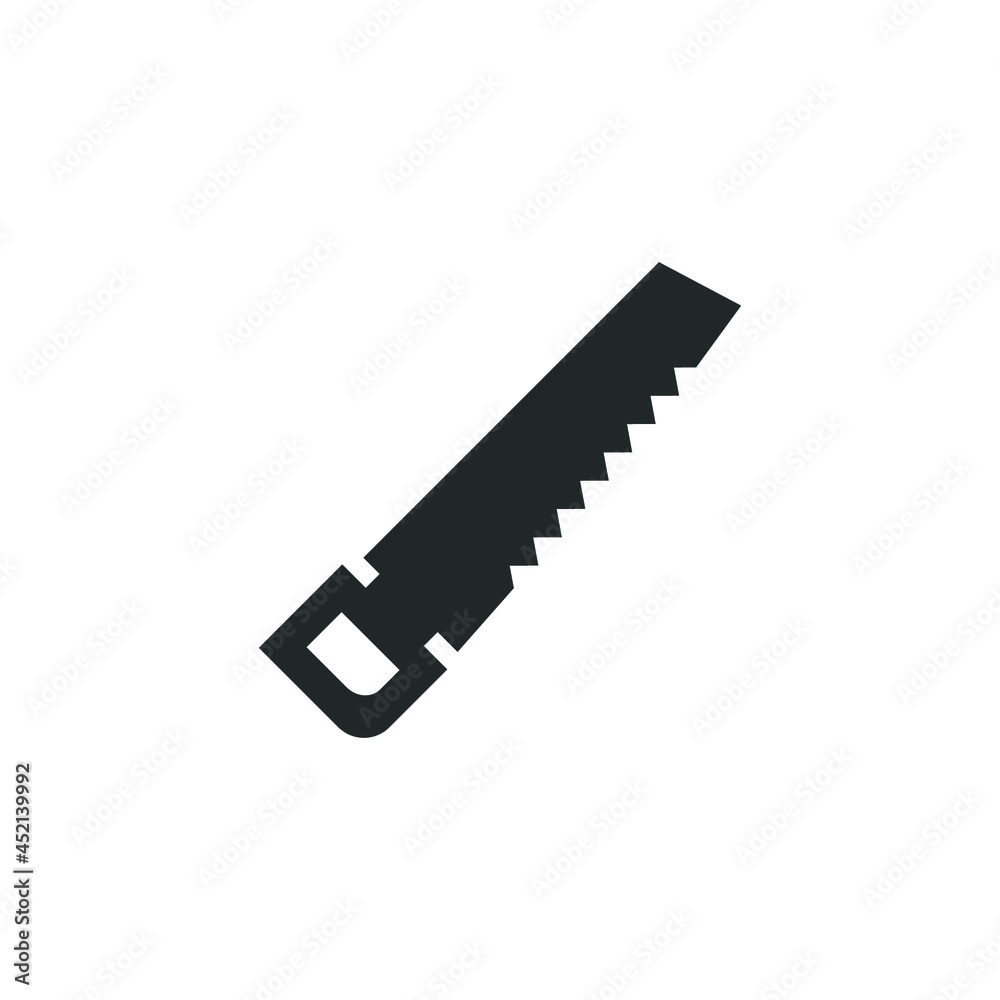 handsaw symbol isolated vector icon handsaw symbol isolated vector icon
