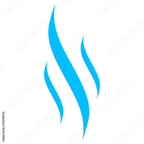 Aroma icon with flat style. Isolated vector aroma icon image on a white background.