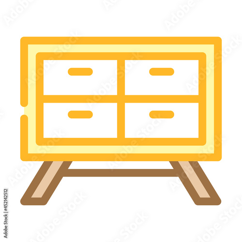 public catering furniture color icon vector. public catering furniture sign. isolated symbol illustration