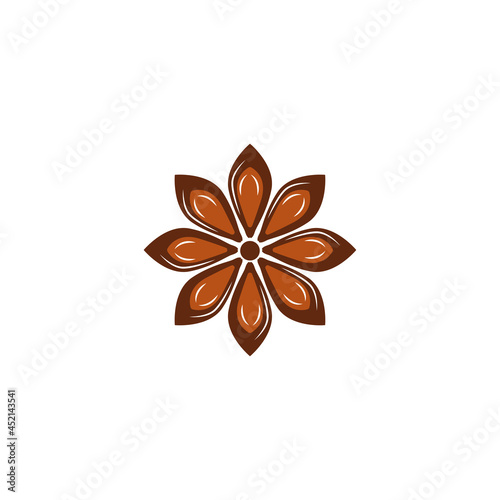 Anise icon design illustration template
