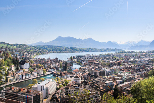 Lucerne, Switzerland at Afternoon