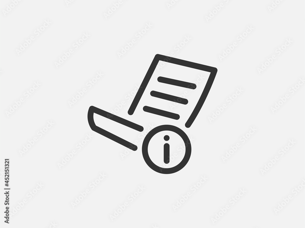 Guide icon vector, user manual. Service information document, instruction. Guide icon vector, user manual. Service information document, instruction.