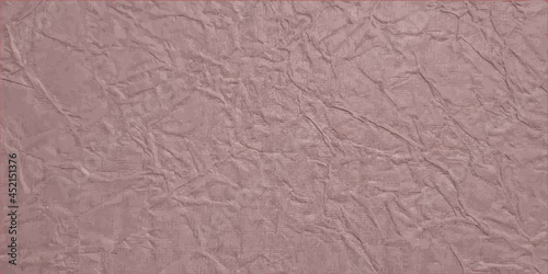 Abstract soft pink texture of crumpled paper, background and wallpaper. Pink vector illustration.