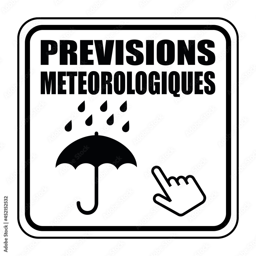 Logo prévisions météorologiques.