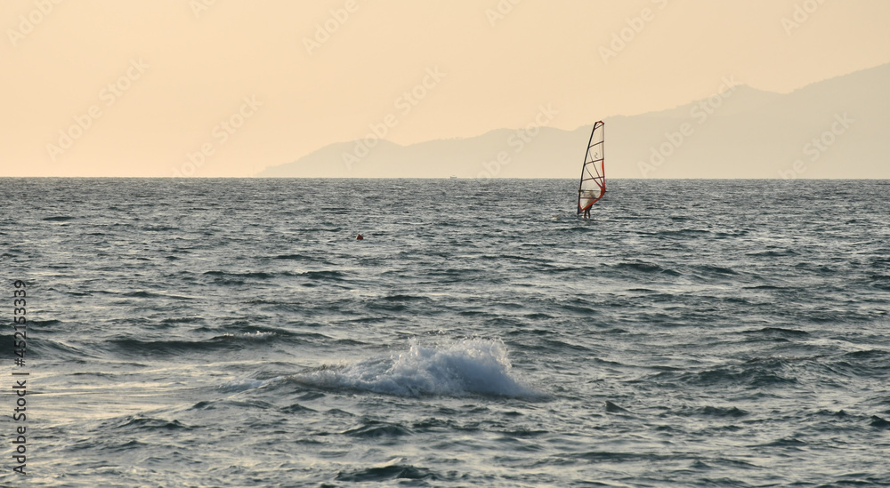 Windsurf on the sea