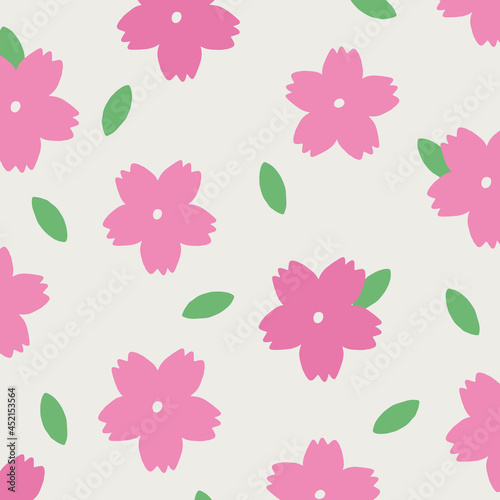 cherry blossom flower pattern, cherry blossom Background vector