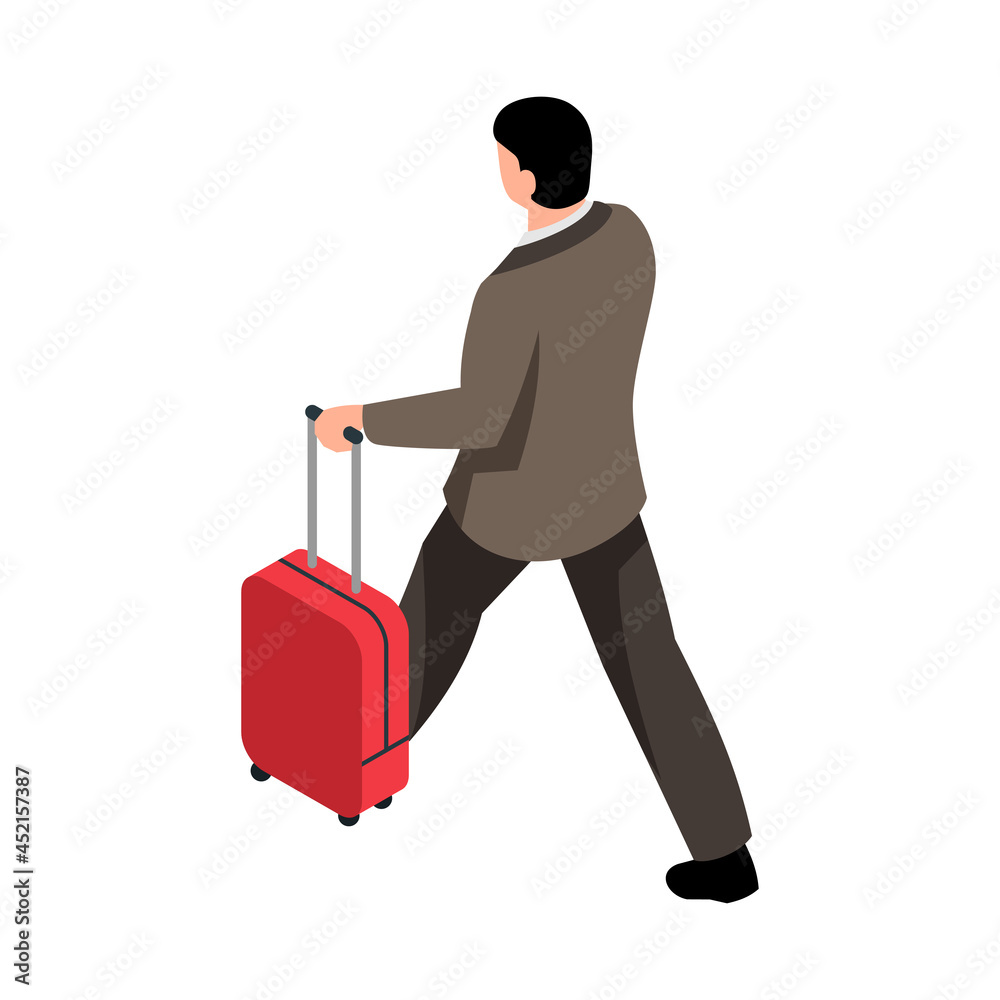 Isometric Boarding Passenger Composition
