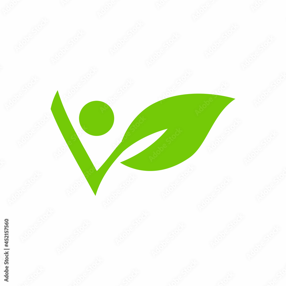 Leaf icon Vector Illustration design Logo template