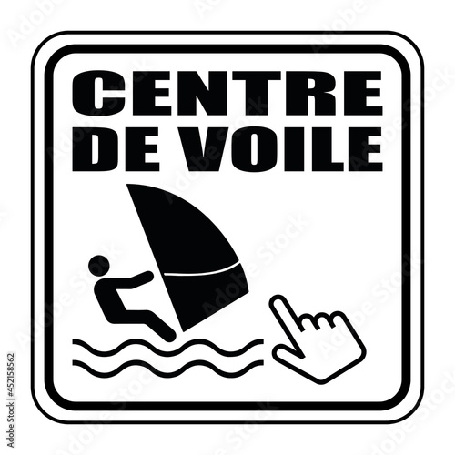 Logo centre de voile.