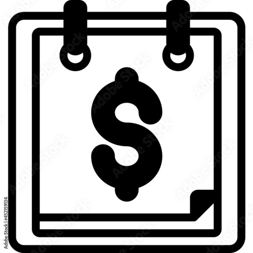 payday solid line icon