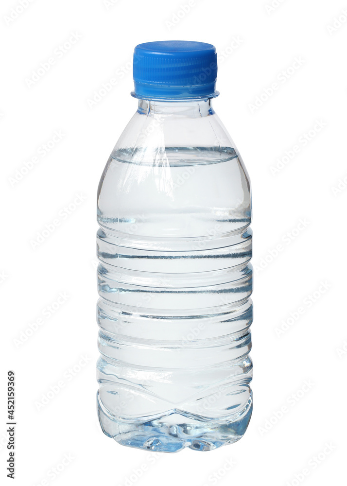Plastic water bottle disposable (with clipping path) isolated on white background Plastic water bottle disposable (with clipping path) isolated on white background