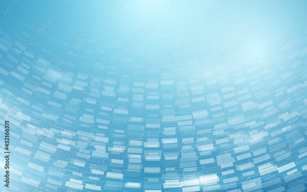 Abstract geometric square dynamic floating on blue background. Futuristic technology digital hi-tech concept. Vector illustration Abstract geometric square dynamic floating on blue background. Futuristic technology digital hi-tech concept. Vector illustration
