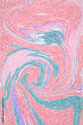 Pencil fluid abstract elements. Dynamic lines. Template for the design of flyers, booklets, invitations, presentations.
