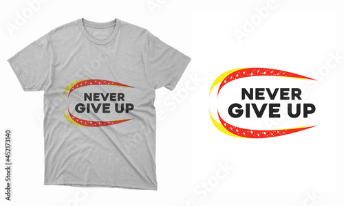 T-shirt design template typography and vector