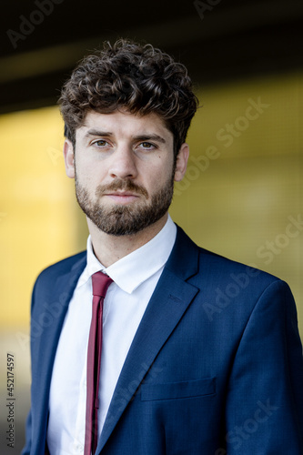 young businessman at the airport