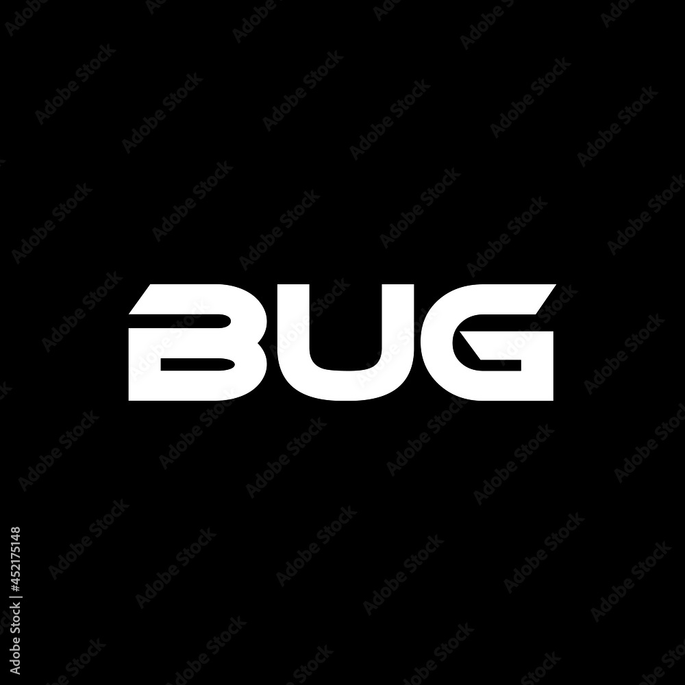 BUG letter logo design with black background in illustrator, vector logo modern alphabet font overlap style. calligraphy designs for logo, Poster, Invitation, etc. BUG letter logo design with black background in illustrator, vector logo modern alphabet font overlap style. calligraphy designs for logo, Poster, Invitation, etc.