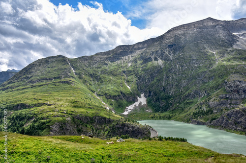 Margaritzensperre, Möllsperre, Margaritzenstausee, Staumauer, Sperre, Talsperre, Speicher, Margaritze, Talwanne, Margaritzenstausee, See, Stausee, Mauer, Staumauer, Pasterze, Wasser, Pasterzengletsch  photo